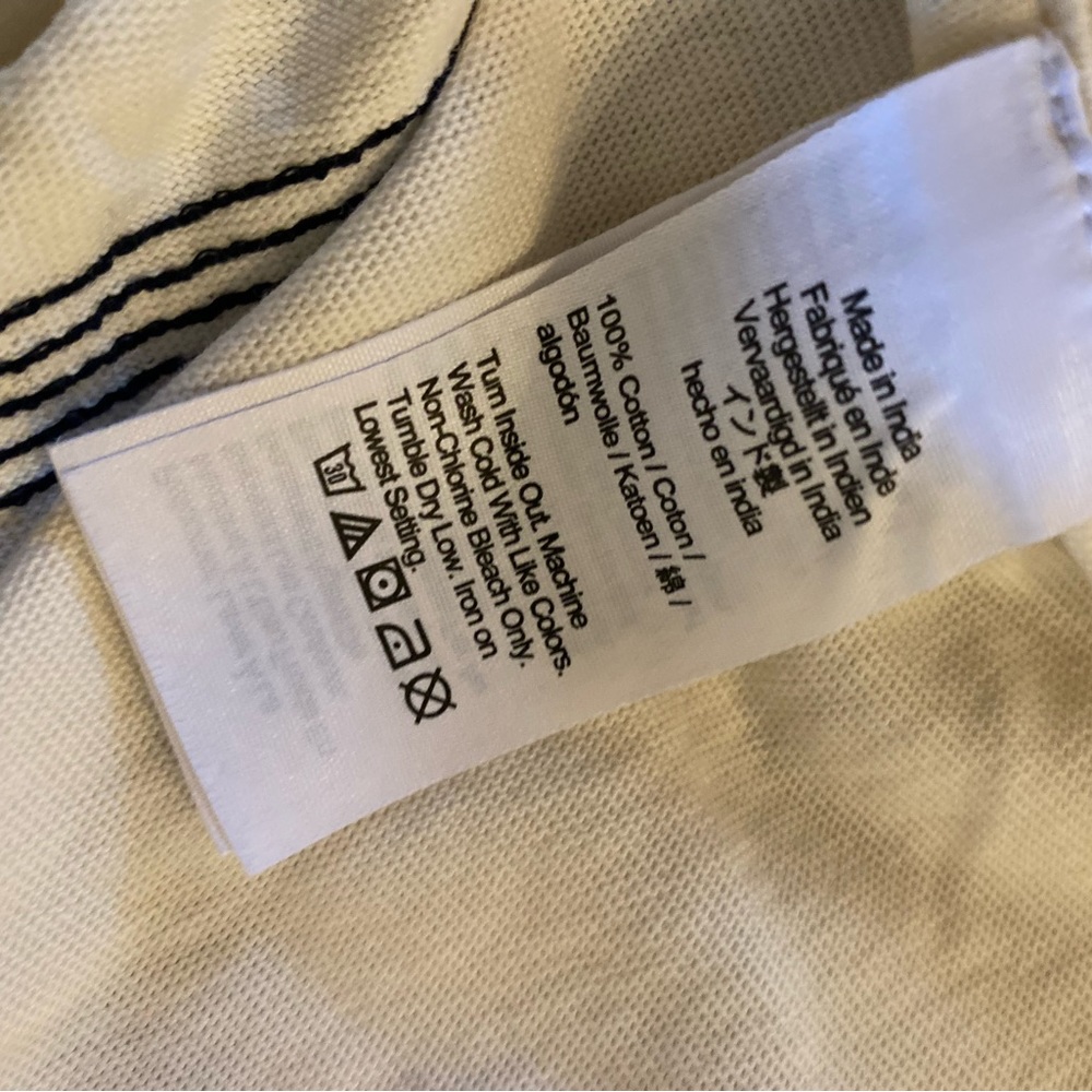 J.Crew Mariner jersey cropped boatneck T-shirt with sequins, Small BV948 - Picture 7 of 7